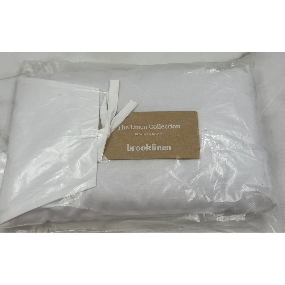Brooklinen Linen Pillowcase Set Haze Standard 100% European Linen PC-S2L NEW